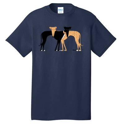 Head Rest Brindle Hound Tall T-Shirt