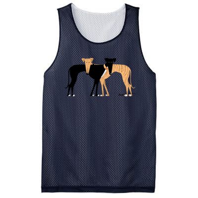 Head Rest Brindle Hound Mesh Reversible Basketball Jersey Tank