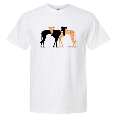 Head Rest Brindle Hound Garment-Dyed Heavyweight T-Shirt