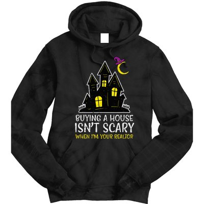 Halloween Realtor Buying House Isnt Scary Costume Tie Dye Hoodie