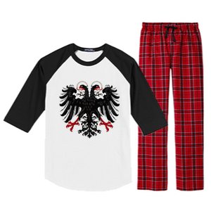 Holy Roman Banner Flag Double Headed Eagle Empire Raglan Sleeve Pajama Set