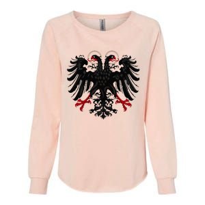 Holy Roman Banner Flag Double Headed Eagle Empire Womens California Wash Sweatshirt