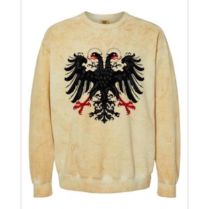 Holy Roman Banner Flag Double Headed Eagle Empire Colorblast Crewneck Sweatshirt