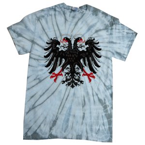 Holy Roman Banner Flag Double Headed Eagle Empire Tie-Dye T-Shirt