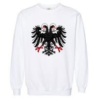 Holy Roman Banner Flag Double Headed Eagle Empire Garment-Dyed Sweatshirt