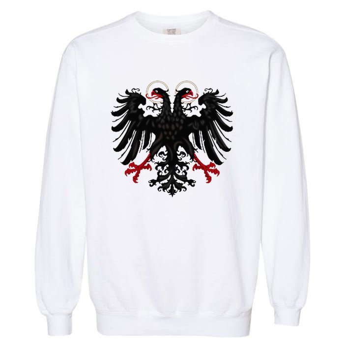 Holy Roman Banner Flag Double Headed Eagle Empire Garment-Dyed Sweatshirt