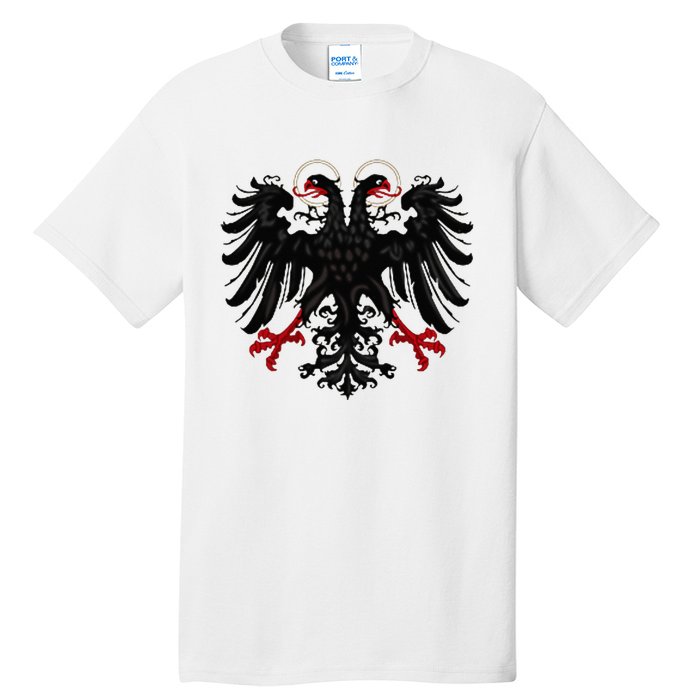 Holy Roman Banner Flag Double Headed Eagle Empire Tall T-Shirt