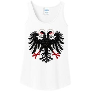 Holy Roman Banner Flag Double Headed Eagle Empire Ladies Essential Tank