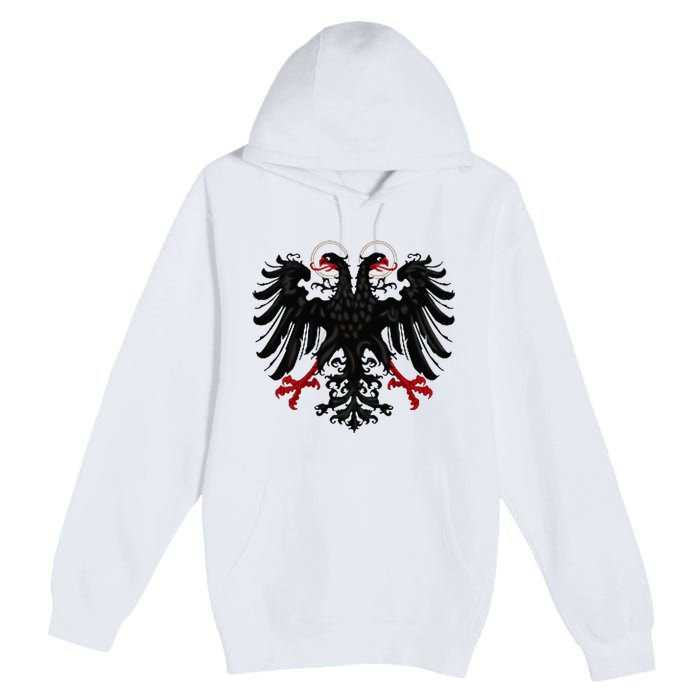 Holy Roman Banner Flag Double Headed Eagle Empire Premium Pullover Hoodie