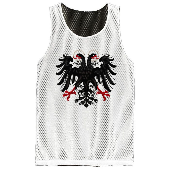 Holy Roman Banner Flag Double Headed Eagle Empire Mesh Reversible Basketball Jersey Tank