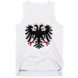 Holy Roman Banner Flag Double Headed Eagle Empire Tank Top