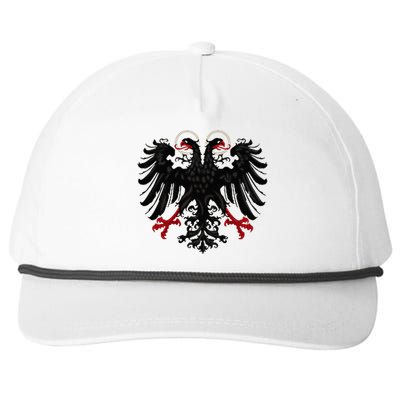 Holy Roman Banner Flag Double Headed Eagle Empire Snapback Five-Panel Rope Hat