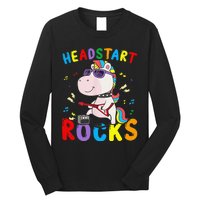 Headstart Rocks Cute Unicorn Back To School Long Sleeve Shirt