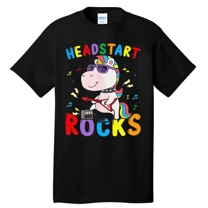 Headstart Rocks Cute Unicorn Back To School Tall T-Shirt