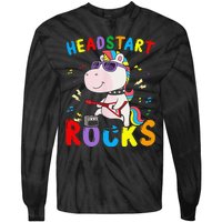 Headstart Rocks Cute Unicorn Back To School Tie-Dye Long Sleeve Shirt