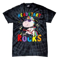 Headstart Rocks Cute Unicorn Back To School Tie-Dye T-Shirt