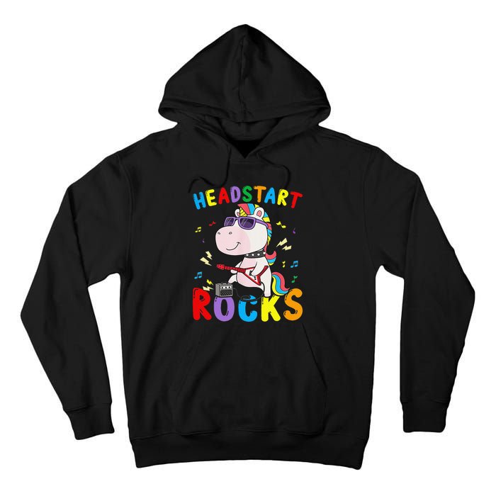 Headstart Rocks Cute Unicorn Back To School Tall Hoodie