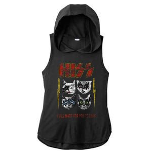 Hiss Rock Cats Rock Ladies PosiCharge Tri-Blend Wicking Draft Hoodie Tank