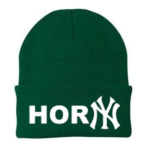 Hor(Ny) Rare Comedy Horny Ny Funny Joke Knit Cap Winter Beanie