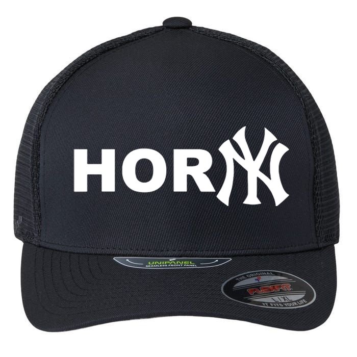 Hor(Ny) Rare Comedy Horny Ny Funny Joke Flexfit Unipanel Trucker Cap