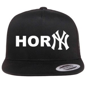 Hor(Ny) Rare Comedy Horny Ny Funny Joke Flat Bill Trucker Hat