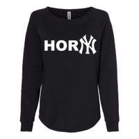 Hor(Ny) Rare Comedy Horny Ny Funny Joke Womens California Wash Sweatshirt