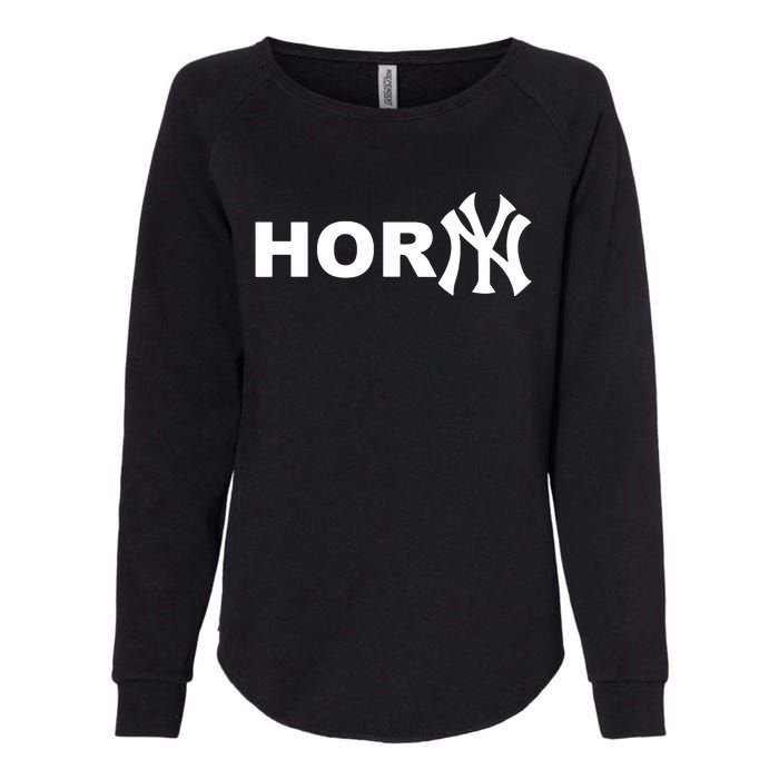 Hor(Ny) Rare Comedy Horny Ny Funny Joke Womens California Wash Sweatshirt