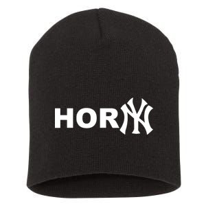 Hor(Ny) Rare Comedy Horny Ny Funny Joke Short Acrylic Beanie