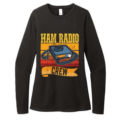 Ham Radio Crew Amateur Radio And Ham Radio Operator Womens CVC Long Sleeve Shirt