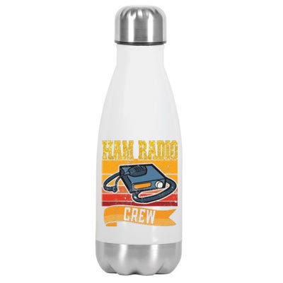 Ham Radio Crew Amateur Radio And Ham Radio Operator Stainless Steel Insulated Water Bottle