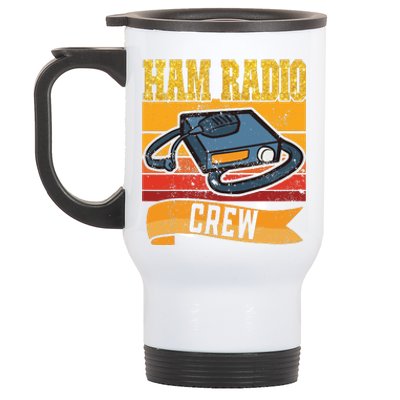 Ham Radio Crew Amateur Radio And Ham Radio Operator Stainless Steel Travel Mug