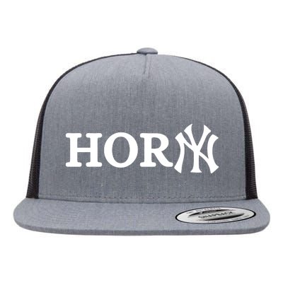 Hor(Ny) Rare Comedy Horny Ny Funny Joke Flat Bill Trucker Hat