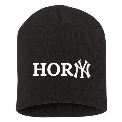 Hor(Ny) Rare Comedy Horny Ny Funny Joke Short Acrylic Beanie