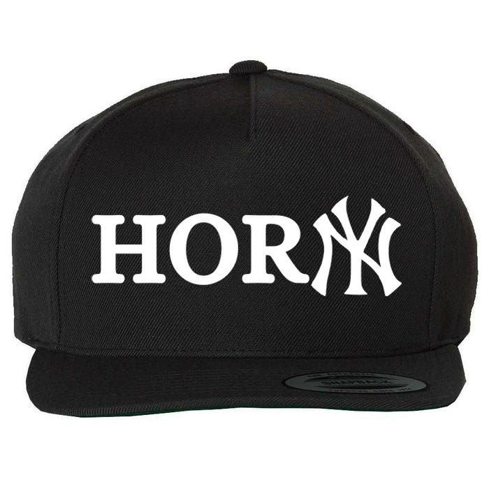 Hor(Ny) Rare Comedy Horny Ny Funny Joke Wool Snapback Cap