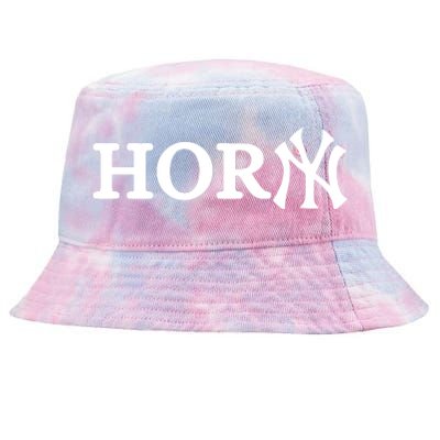 Hor(Ny) Rare Comedy Horny Ny Funny Joke Tie-Dyed Bucket Hat