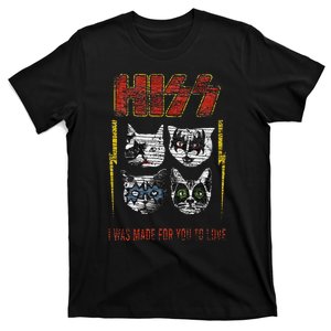 Hiss rock cats rock T-Shirt