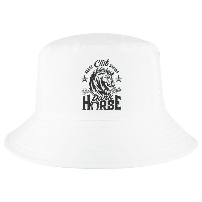 Horse Racing Club Dark Horse Born To Ride Cool Comfort Performance Bucket Hat