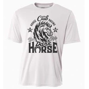 Horse Racing Club Dark Horse Born To Ride Cooling Performance Crew T-Shirt