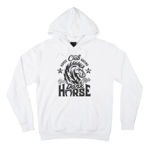 Horse Racing Club Dark Horse Born To Ride Hoodie