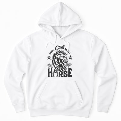 Horse Racing Club Dark Horse Born To Ride Hoodie
