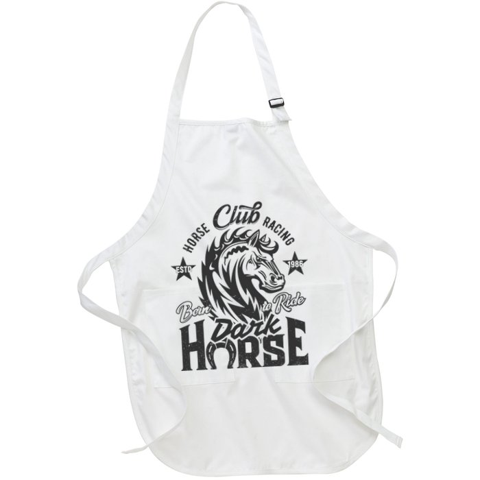 Horse Racing Club Dark Horse Born To Ride Apron