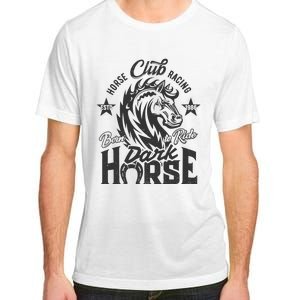 Horse Racing Club Dark Horse Born To Ride Adult ChromaSoft Performance T-Shirt