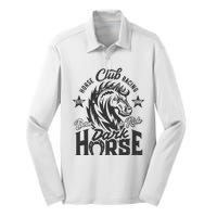 Horse Racing Club Dark Horse Born To Ride Silk Touch Performance Long Sleeve Polo