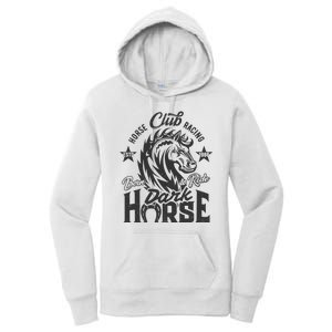 Horse Racing Club Dark Horse Born To Ride Women's Pullover Hoodie