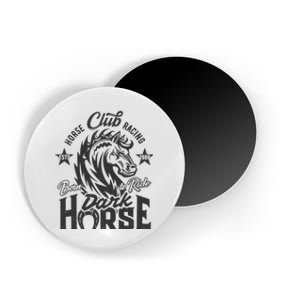 Horse Racing Club Dark Horse Born To Ride Magnet