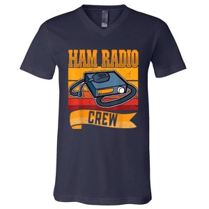 Ham Radio Crew Amateur Radio And Ham Radio Operator V-Neck T-Shirt