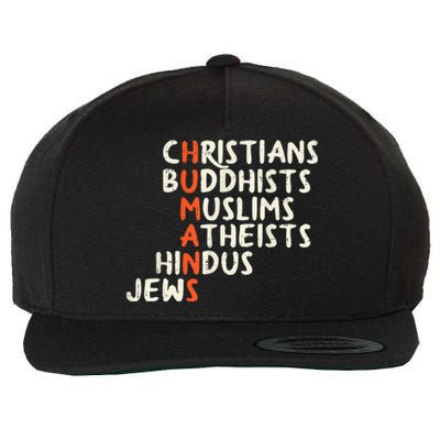 Humans Religions Christians Buddhists Muslims Women Gift Wool Snapback Cap