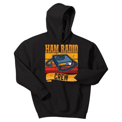 Ham Radio Crew Amateur Radio and Ham Radio Operator Kids Hoodie