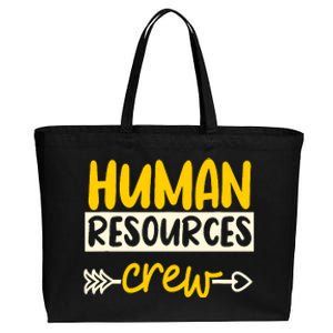 Human Resources Crew Hr Management Recruitment Hrm Cotton Canvas Jumbo Tote