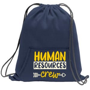 Human Resources Crew Hr Management Recruitment Hrm Sweatshirt Cinch Pack Bag